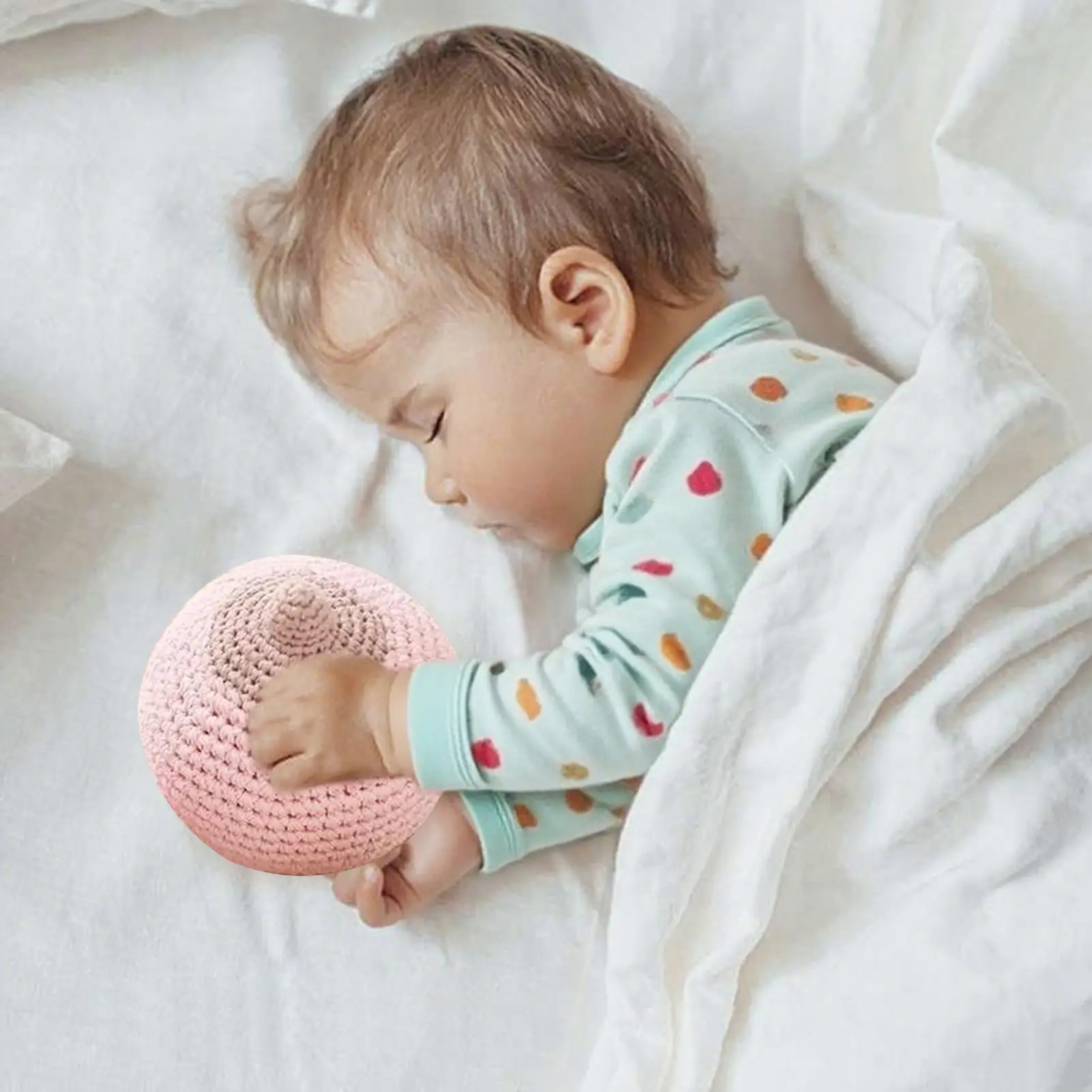 1 PC Baby Teether โครเชต์ Boob สําหรับเด็ก Handmade ให้นมบุตรรุ่น Soothe ของเล่นเด็กของขวัญของเล่นเด็ก