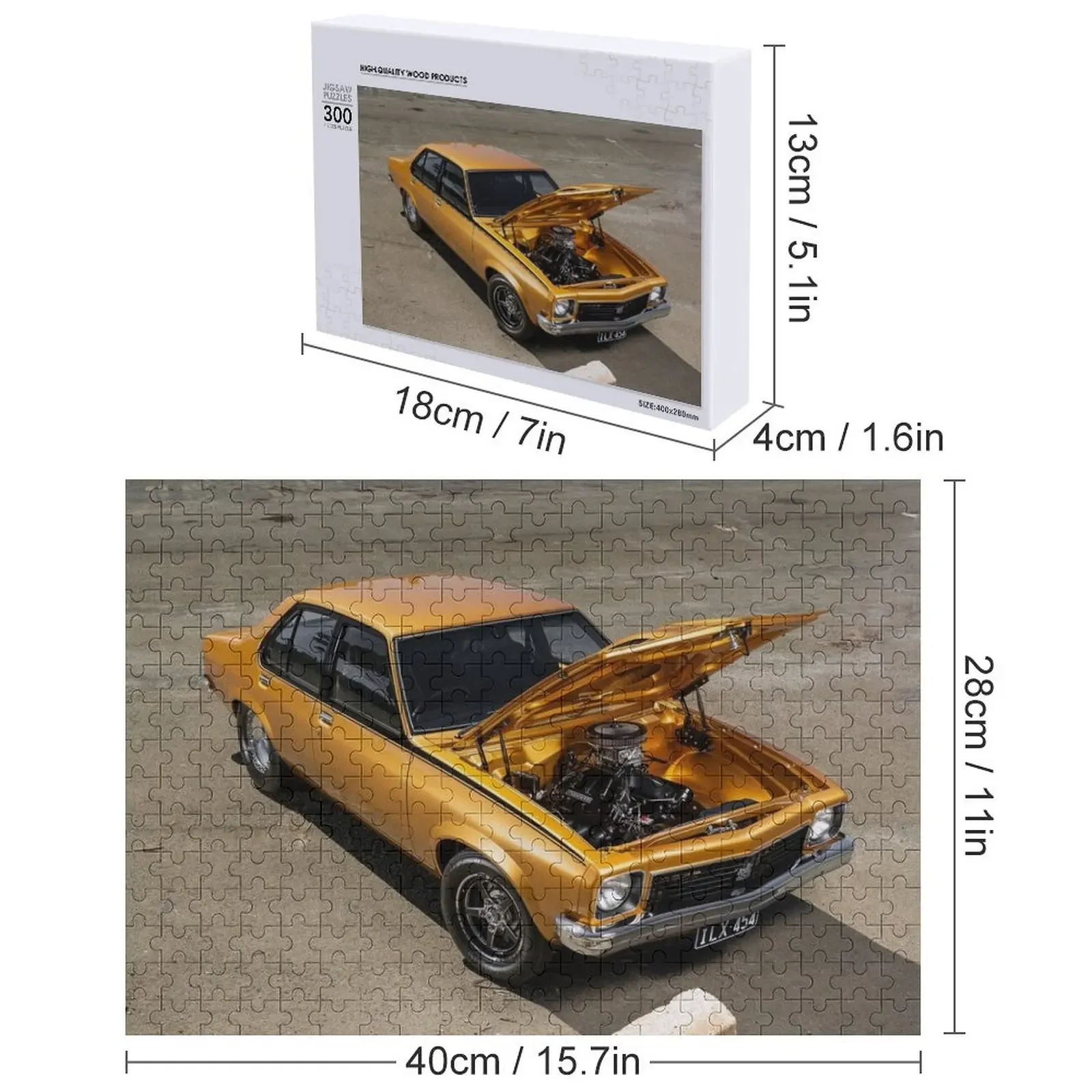 Mendo's Holden Torana Jigsaw Puzzle Wood Animals Customized Kids Gift Puzzle