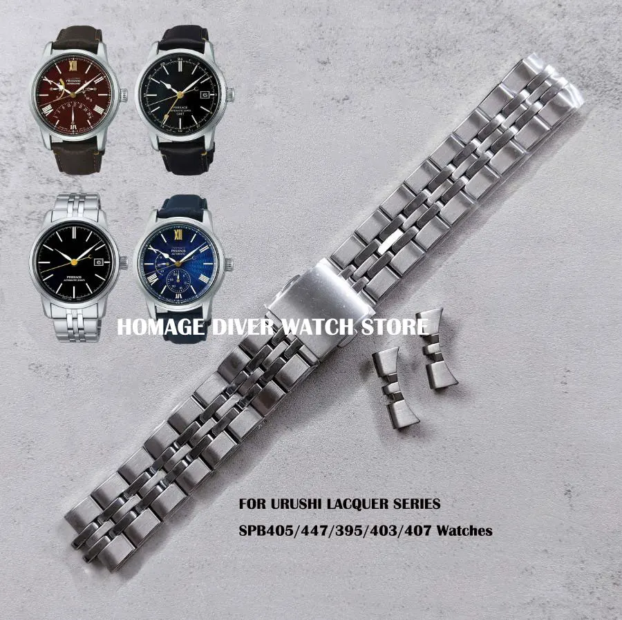 

Watch Parts 20mm Width Stainless Steel Watchband Suitable For SPB405/403/407 Craftmanship Watches Replacement Strap