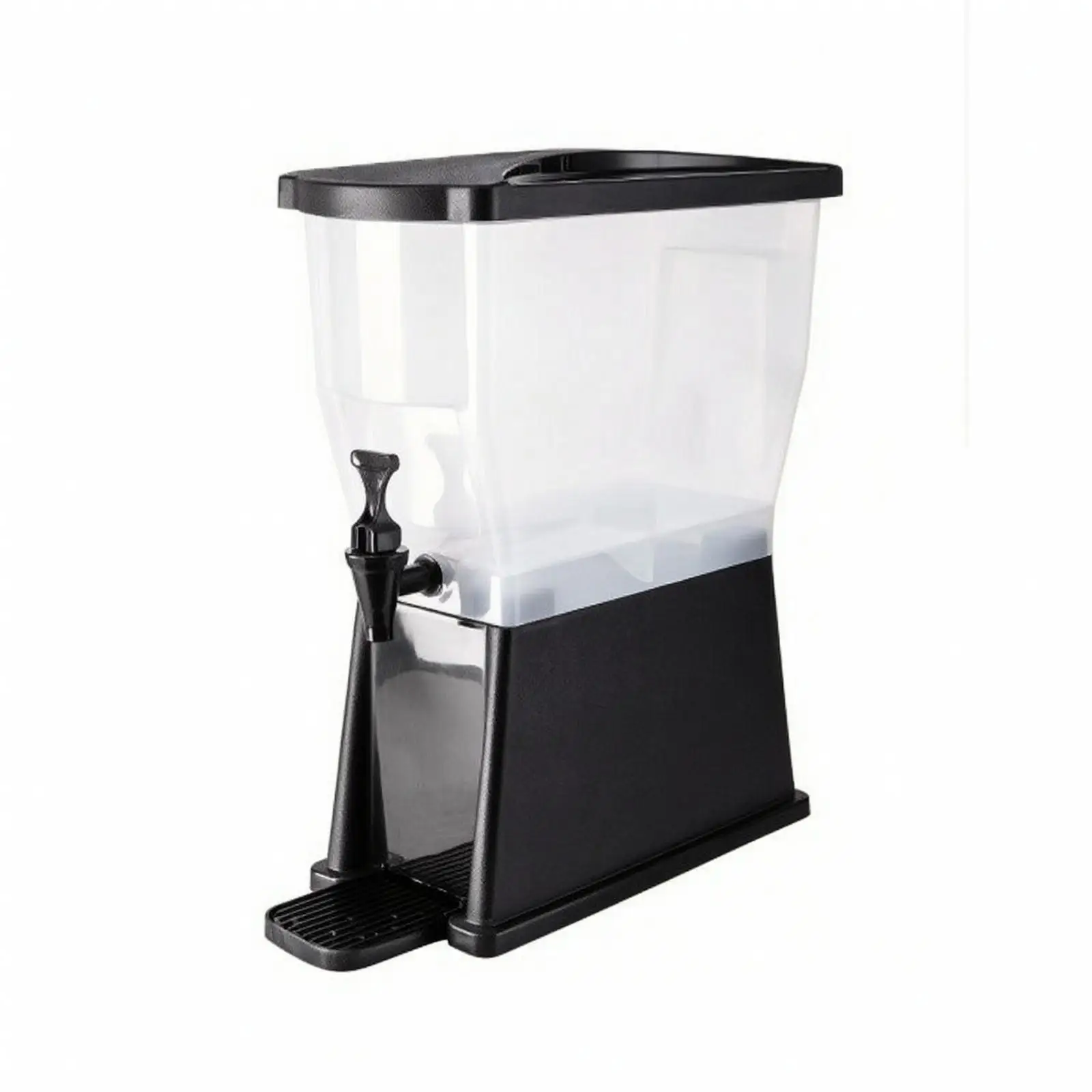 Food Grade PP Beverage Dispenser with Built in Tap for Self Service Reusable Plastic Cups Suitable for Restaurants and Catering