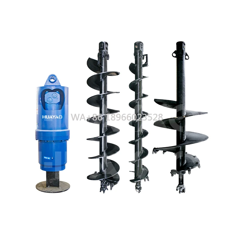 HY-2000S 나무 구덩이 굴착기 부착물 유압식 어스 오거 드릴 (굴착기 및 백호용)