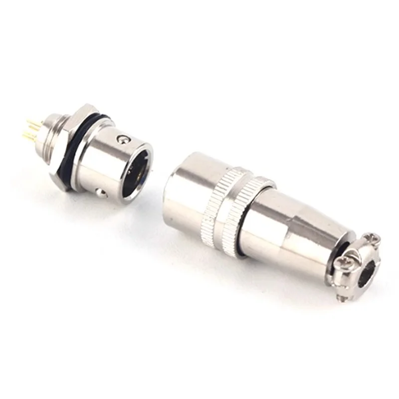 5/20PCS XS8 XS9 XS10 Aviation Connector push-pull Quick Connector 2 3 4 5 PIN Gold Plated Contact Male Female Plug Socket ﻿