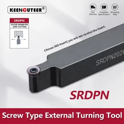 Herramienta de torneado externo SRDPN SRDPN1212 SRDPN1616 SRDPN2020 SRDPN2525 SRDPN3232, barra de corte, barra de torno CNC, soporte de torneado