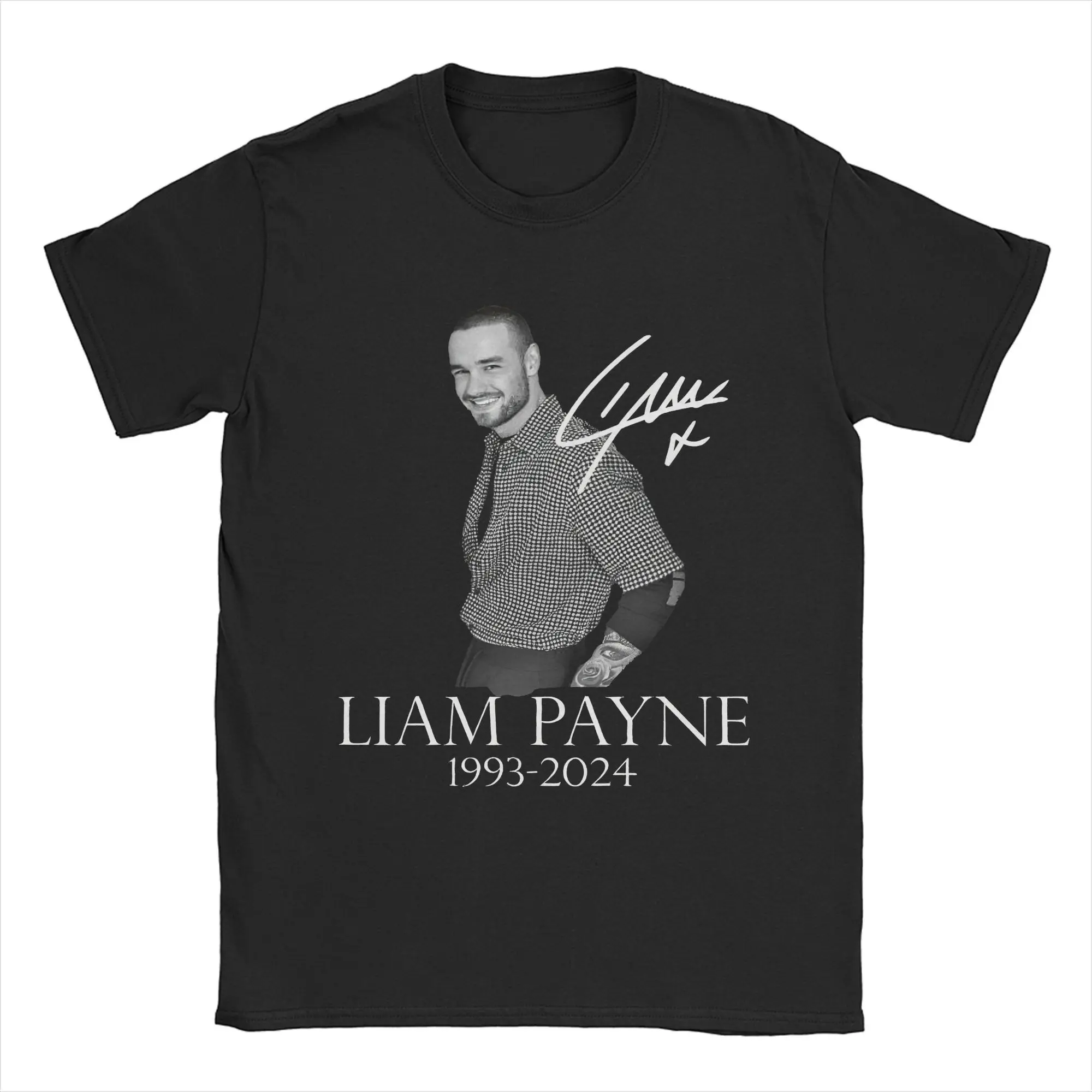 Liam Payne 1993-2024 rest in peace RIP memory Graphic Printing T Shirts for Men Women  Cotton  Tee Shirt Clothing