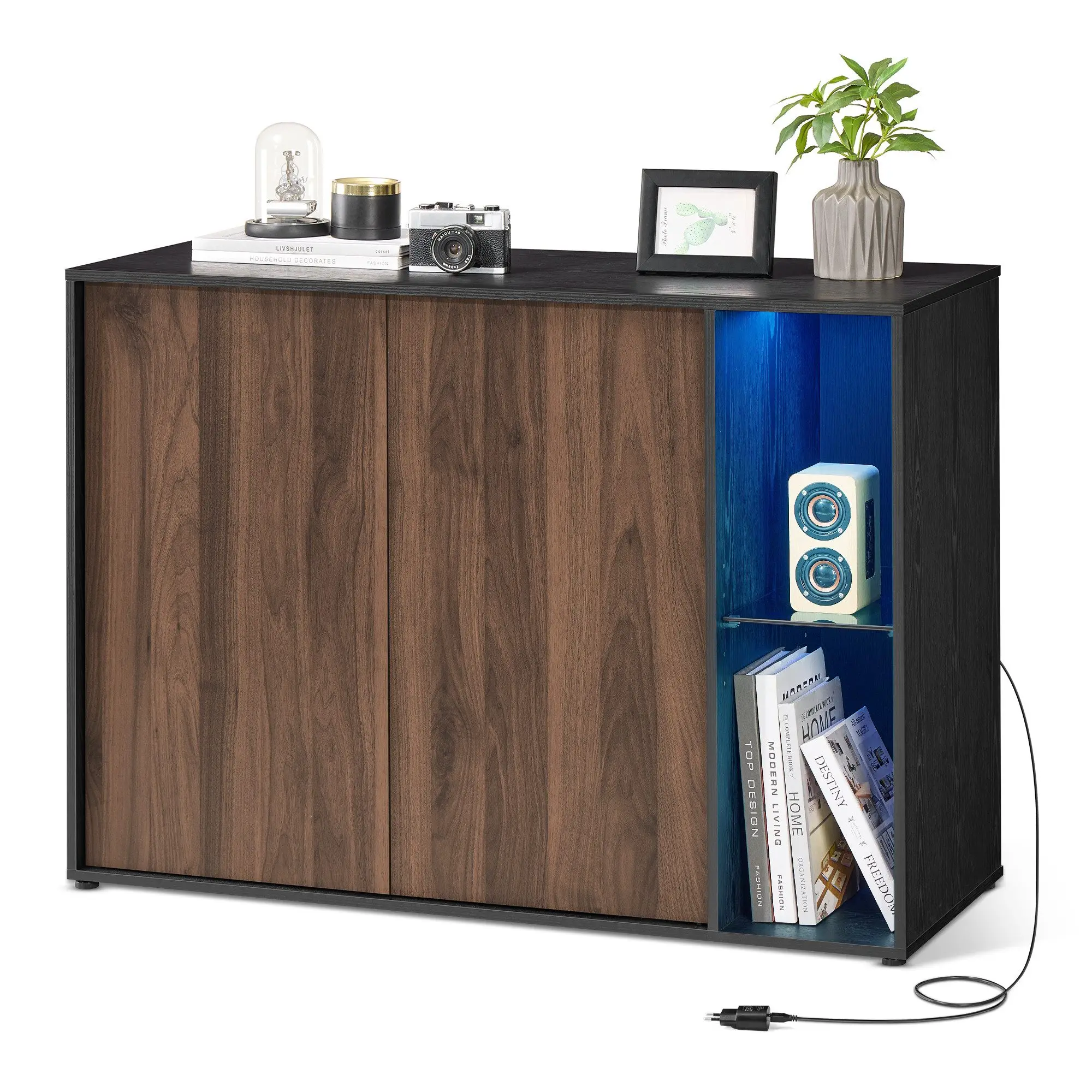 SONGMICS HOME Sideboard Aufbewahrungsschrank