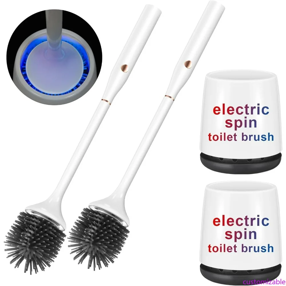 

Ventilated Silicone Toilet Brush Set with Floor Stand