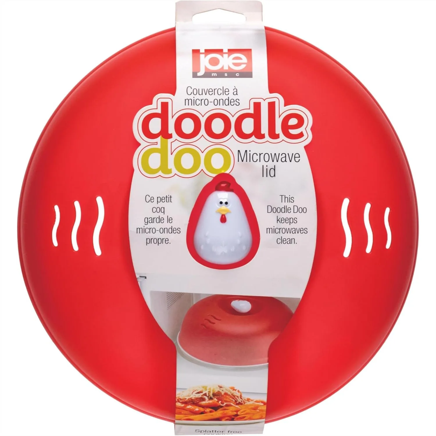 

Крышка-колпак для микроволновой печи с отверстиями для равномерного приготовления, без BPA, дизайн «Курица», красный, для чистоты кухни