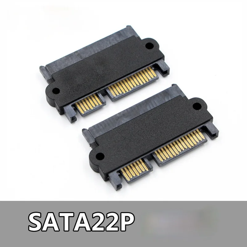 SATA7+15pin Male To Female Adapter SATA22pin  Card Hard Disk Interface Protection