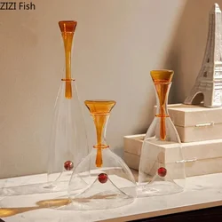 Transparent Glass Decanter Wine Utensils Flagon Kettle Ornament Wine Separator Wine Decanter Wines Container Barware Tools