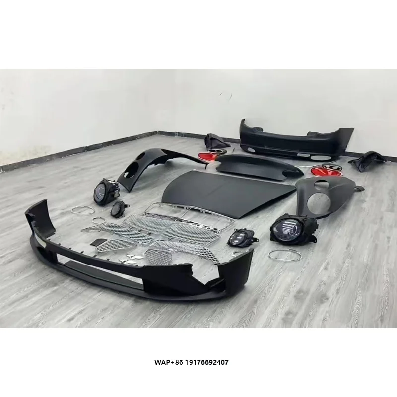 Carbon Fiber Body Kit Designed for Continental GT of VRS Style Front Lip Side Skirts Rear Bumper Trunk Spoiler