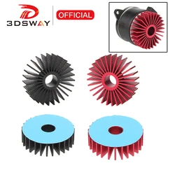 3DSWAY 1pc/5pcs 3D Printer Parts Round Stepper Motor Aluminum Heatsink 36mm Heat Dissipation Cooling Heat Sink For Voron 1.0 2.4