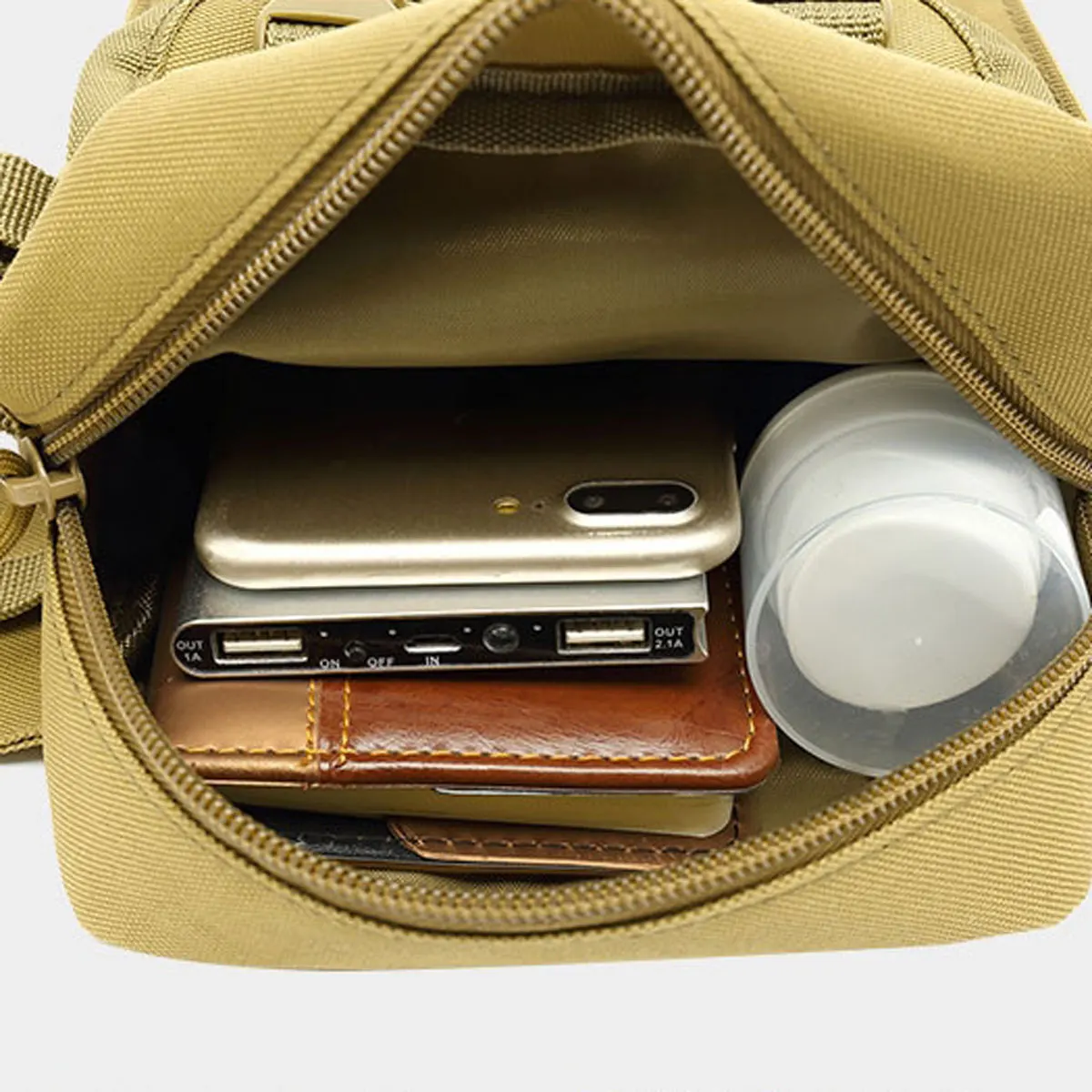 Outdoor sports running Fanny pack Luya tactical kettle Fanny pack function waterproof mobile phone bag mountaineering riding mal