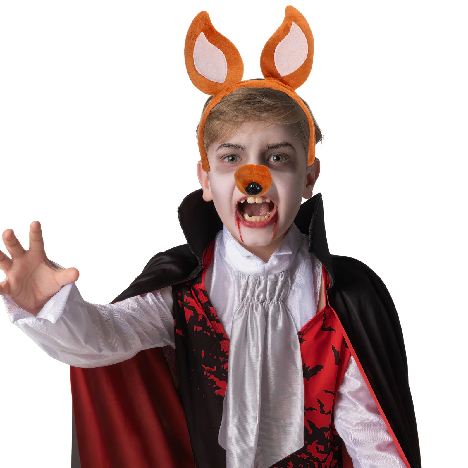 

Puppy Dog Costume Set Halloween Pet Headband Bow Tie Tail Nose Accessory For Small Dogs Carnival Party Photo Props