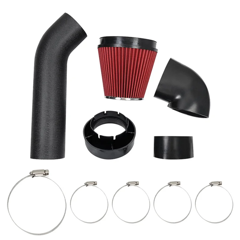 

For GM LS Series V8 Engine 4.8L 5.3L 5.7L 6.0L 4-Inch Cold Intake Kit With Filter-Includes LS1 LS2 LQ4 LQ9 LSX