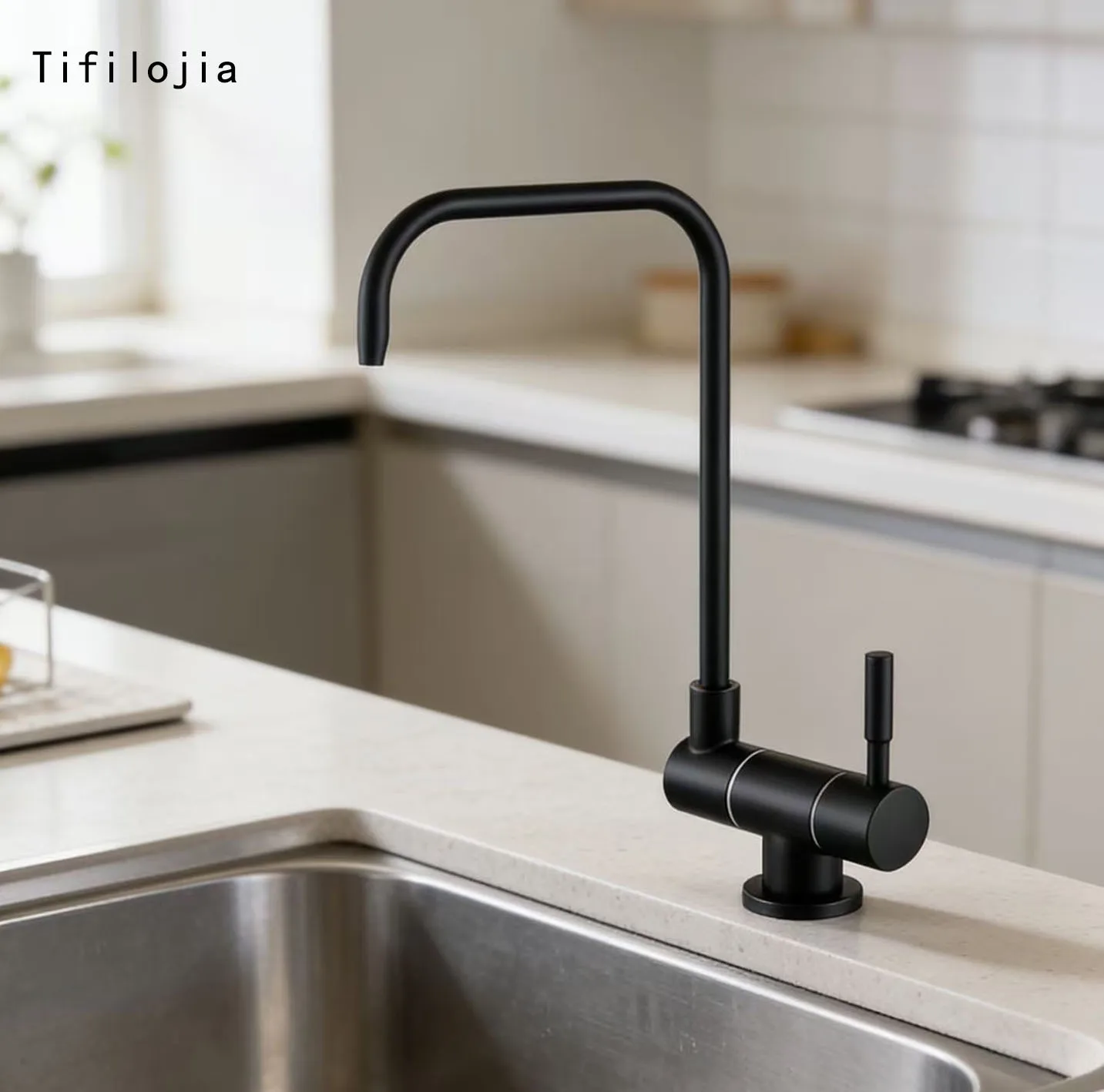 

Tifilojia Pure Water Faucet Foldable Drinking Water Tap for Healthy Hydration Kitchen Sink Filtered Water Dispenser