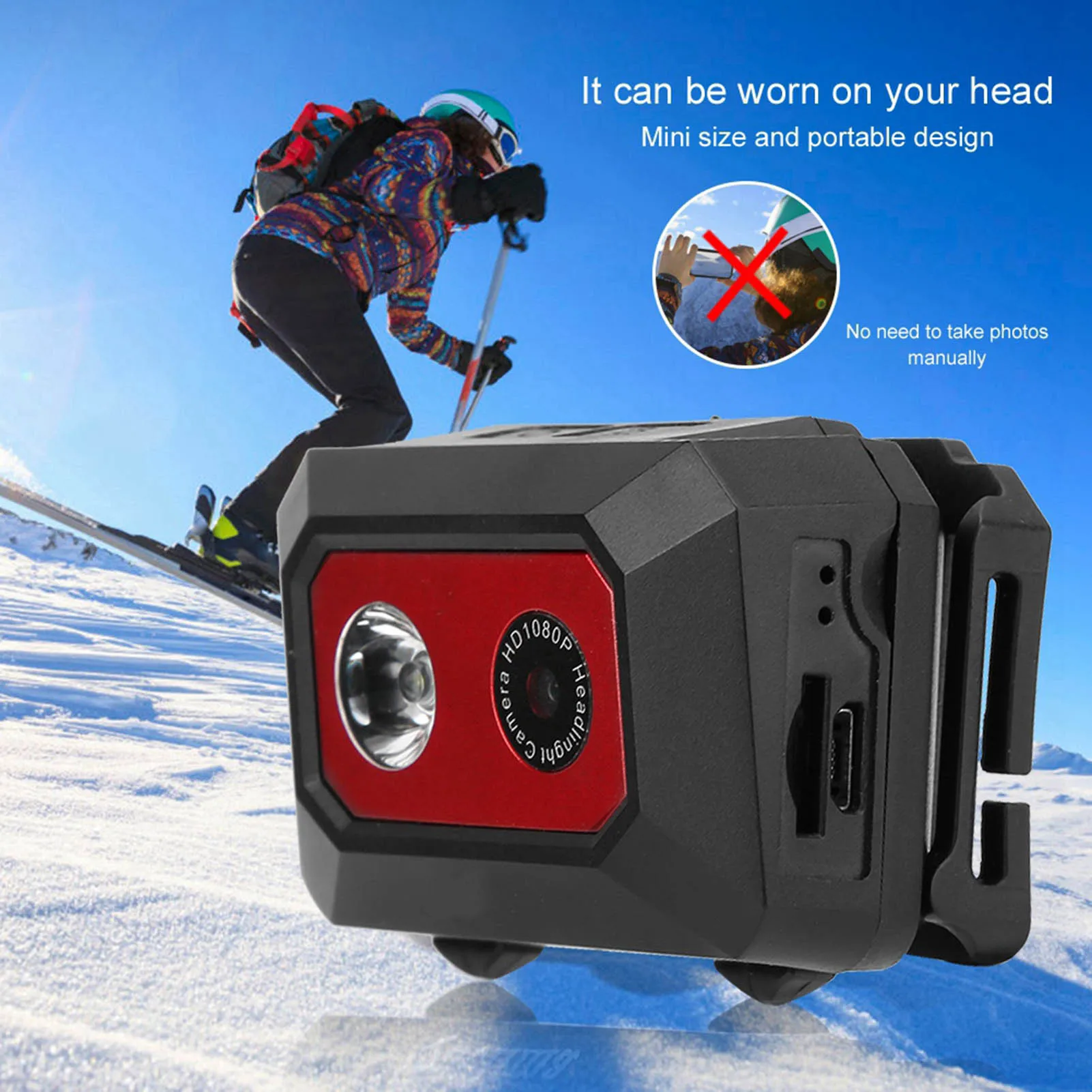 Action Camera Action Video Camera Super HD 1080P DV Sports Camera Head Mounted Action Video Camcorder DVR Recorder Sports Camera