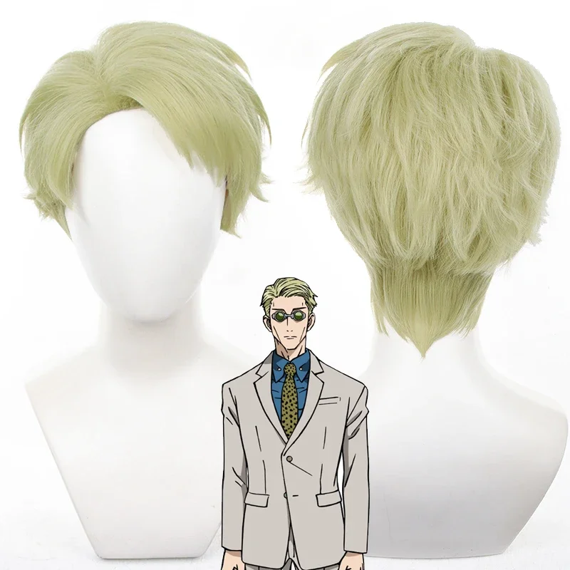 Anime Kento Nanami Cosplay Synthetic Wig Short Blonde Hair Tokyo High Season 2 Halloween Party Women Men