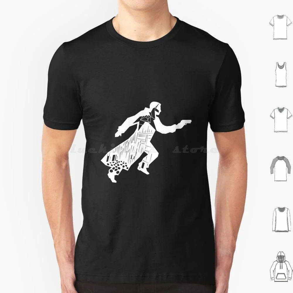 Camiseta de unicornio de gran tamaño, 100% algodón, película de Origami, careta de Sci Fi, réplica de película Ridley Runner, ciencia