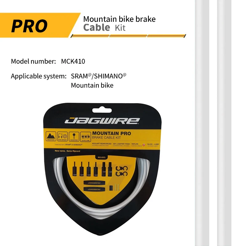JAGWIRE Mountain Pro خفيفة الوزن MTB دراجة كابل فرامل يد الإسكان مجموعة دراجة هوائية جبلية طقم فرامل ملحقات الأسلاك الداخلية #5
