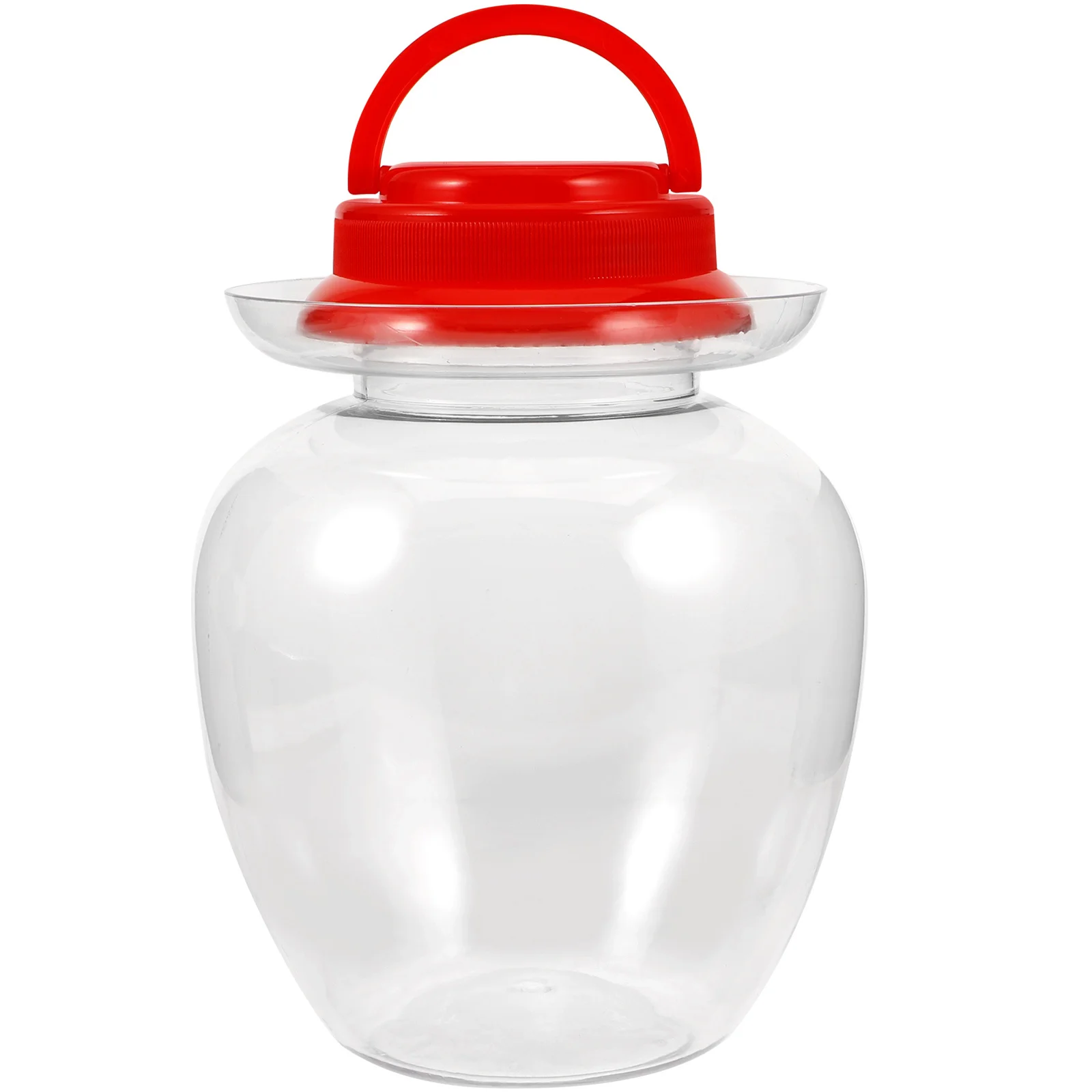

Clear 2.5L Fermenting Jar Reusable Pickle Container Airtight Design for Vegetable Storage Pickle Jar Kimchi Containers