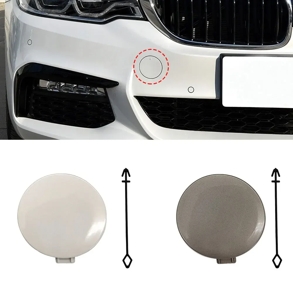 Car Front Bumper Tow Hook Cover Cap Accessory For BMW G30 M 5 Series M Sport 2017-2020 520 523 528 530 535 550i 51118068068
