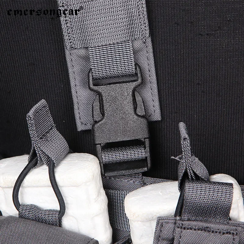 Emersongear Chest Rig D3CR Rapid Assault Armor 5.56 Walkie Pouch Airsoft Hunting Combat W/ Mag Bag Magazine Pouch