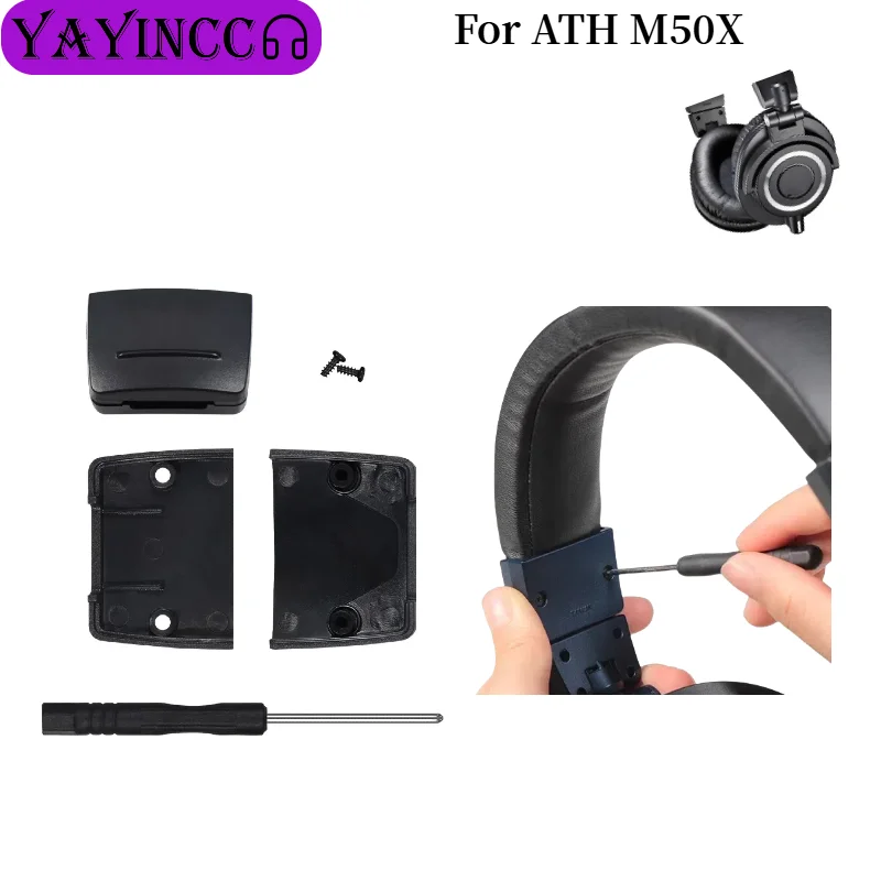 

Replacement Plastic head beam buckle For ATH M50X Headphone Repair Parts Real machine mold opening/perfect installation
