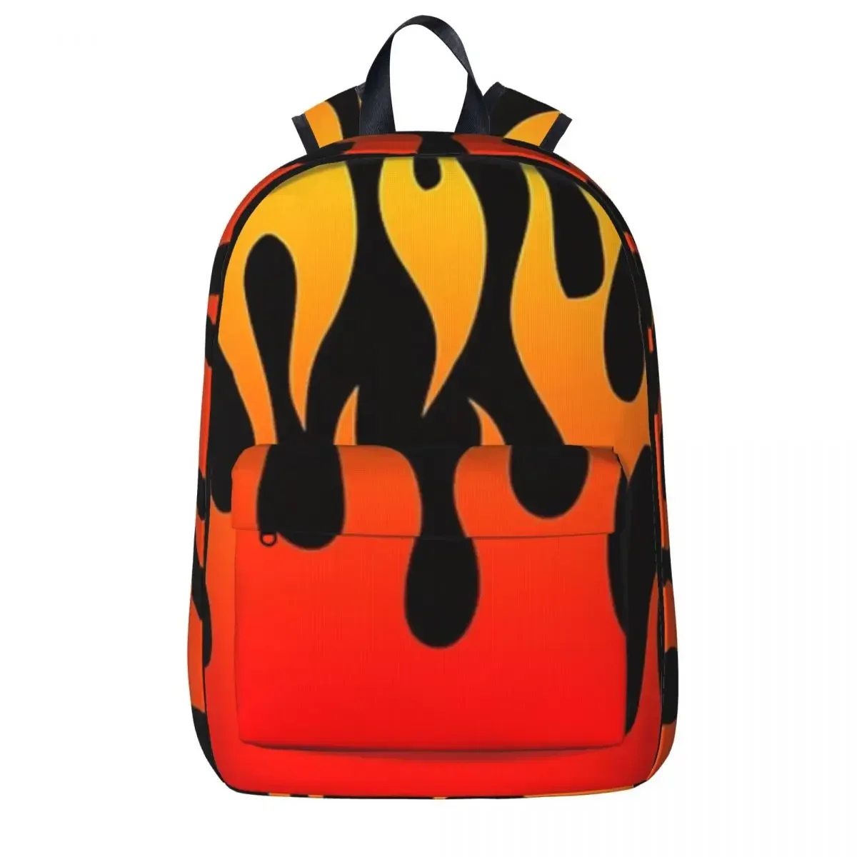 

Oldschool Flame Aesthetic Woman Backpacks Boys Girls Bookbag Casual Students School Bag Portability Laptop Rucksack Shoulder Bag