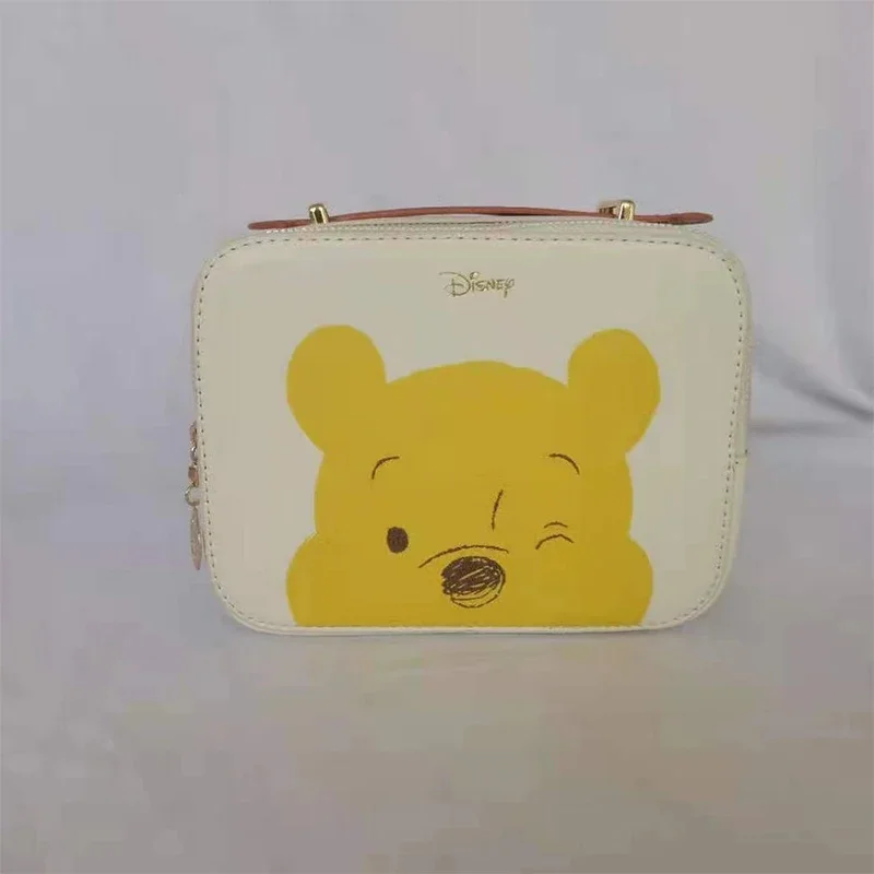 Disney Minnie Mickey Mouse Tas Bahu Kamera Wanita Tas Kurir Lucu Kartun Tas Tangan Fashion Bahu Tas Tangan Persegi