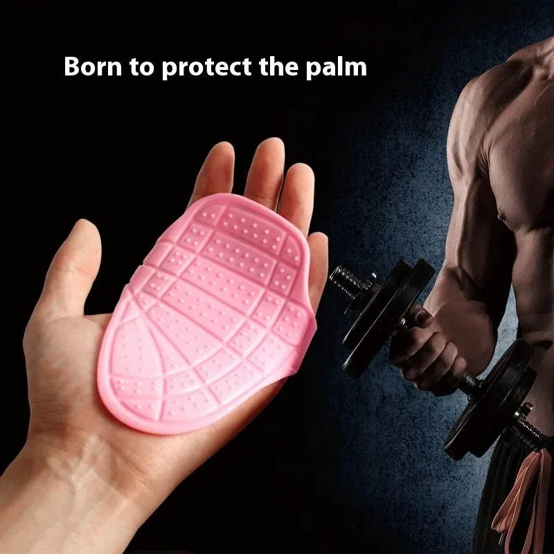 

Silicone Palm Protection Sports Fitness Dumbbells Weight Lifting Gloves Anti-wear Anti-cocoon Anti-skid Bar Fitness Training New
