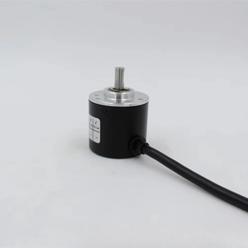 X38S-6C-100-G10-30F PIB Series 6mm Solid Shaft Optical Rotary Encoder 100PPR DC10-30V Push Pull Clamping Flange