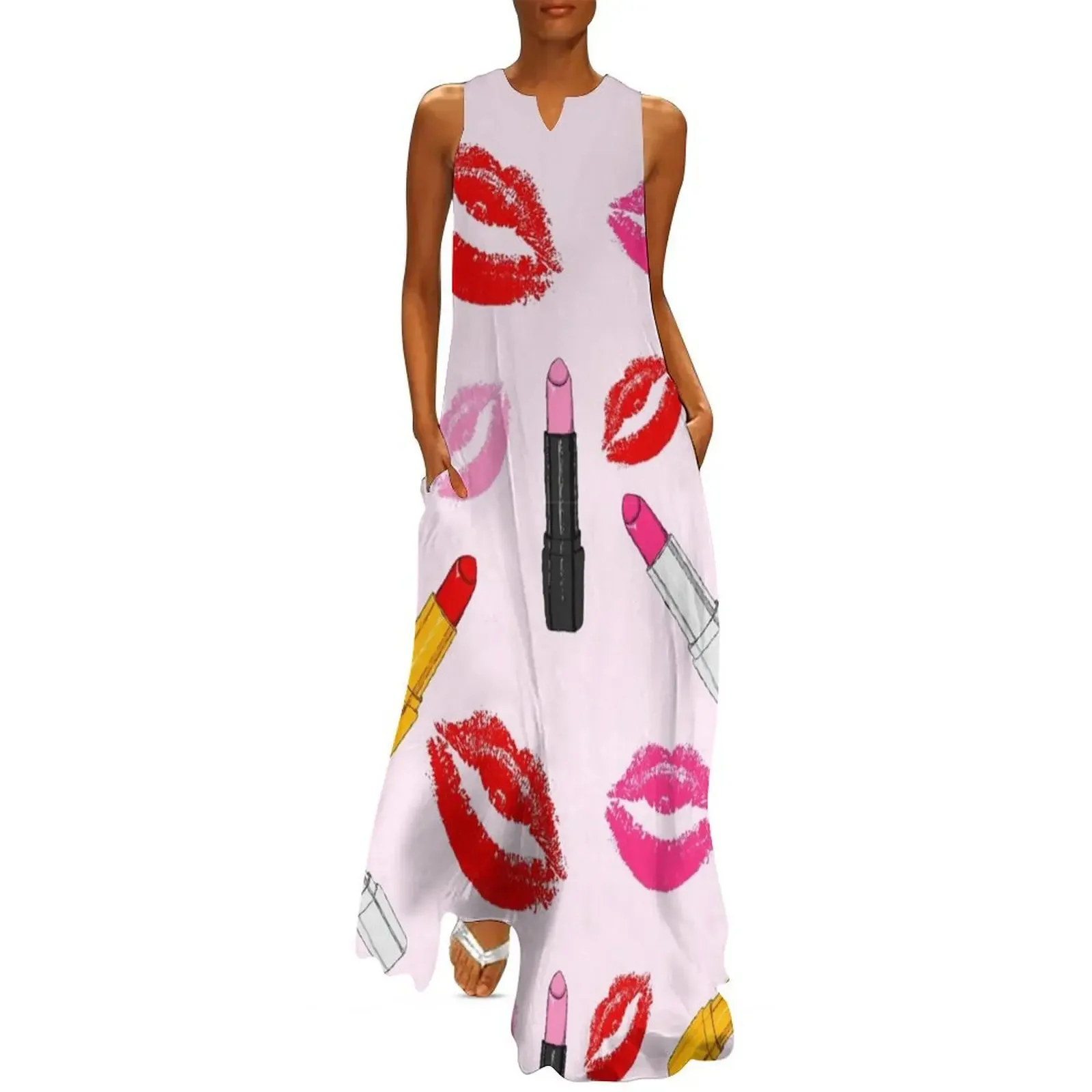 

Lipstick Long Dress party dresses woman Female clothing clothes for women summer dresses womens 2025 Dress