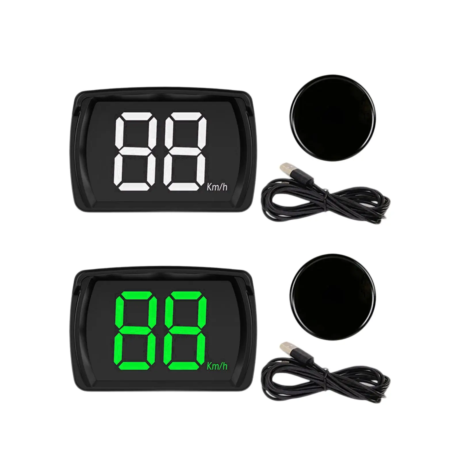 Generic HUD Head up Display Speedometer Auto Accessory GPS Digital Speed Meter for Buses SUV Trucks Cars Electric Scooters