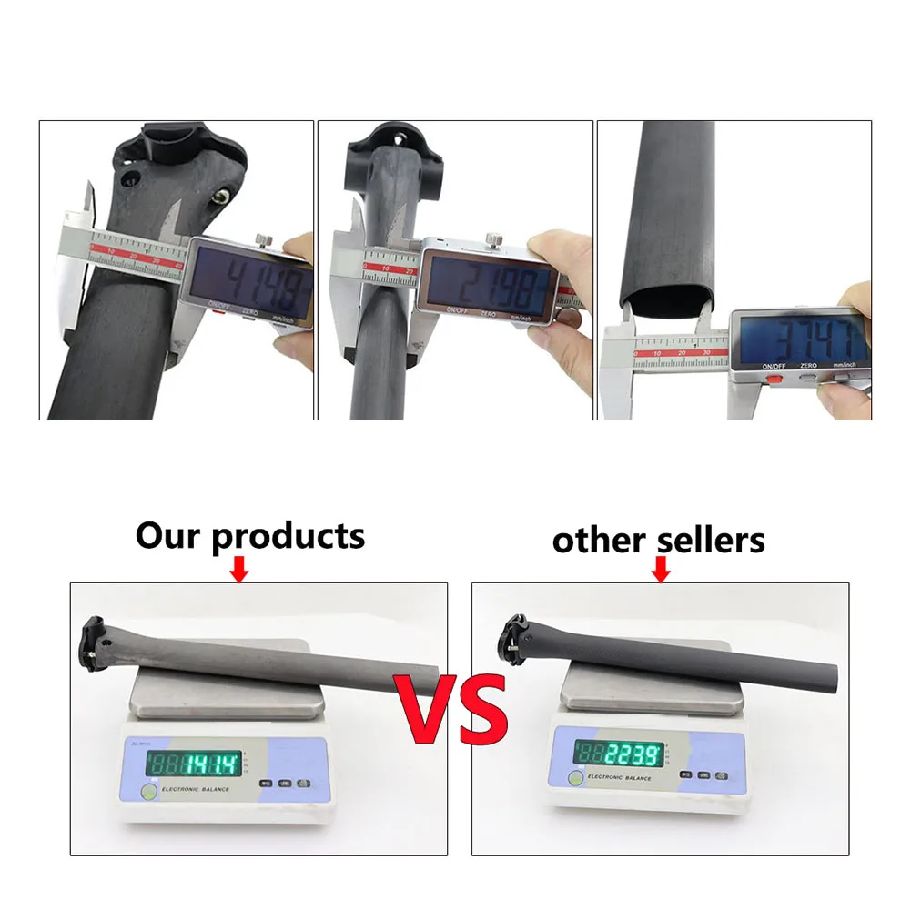 SMIEA مقعد دراجة دائم خفيفة للغاية مقاعد 340 مللي متر إزاحة صفر ل F8/F10/F12 الطريق الدراجة الجبلية ألياف الكربون مقاعد