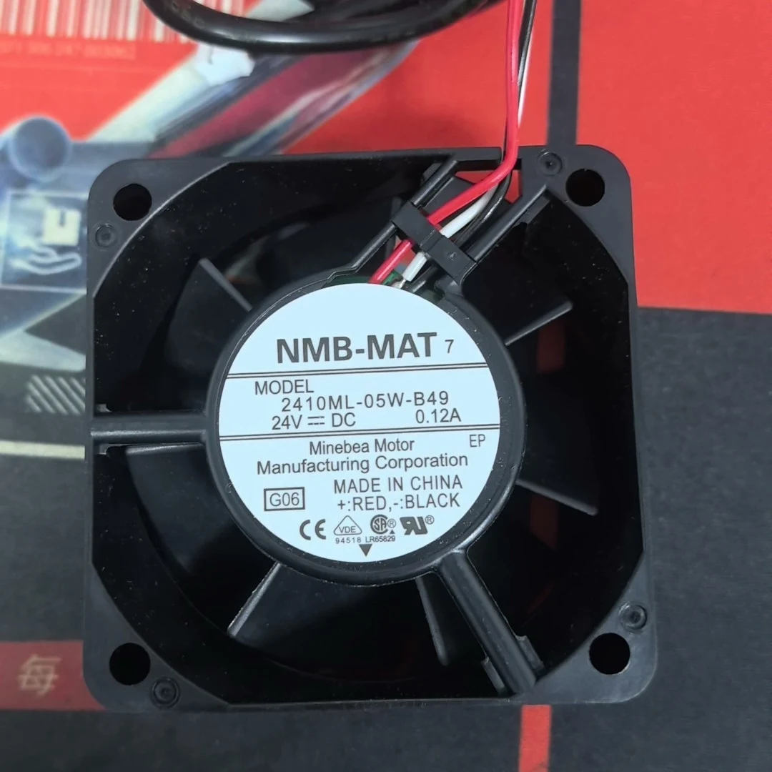 

Оригинальный вентилятор охлаждения 2410ML-05W-B49 24V DC 0.12A 6025 с тремя проводами