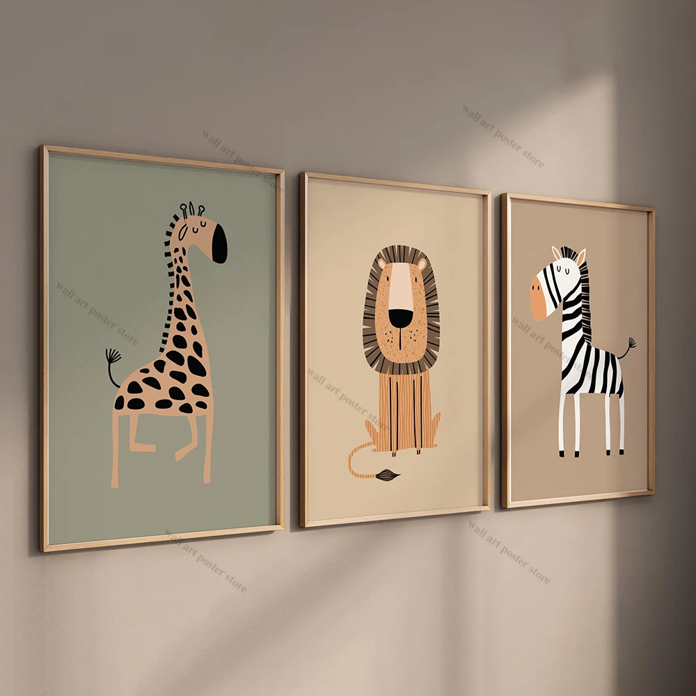 Safari Nursery Wall Prints 2