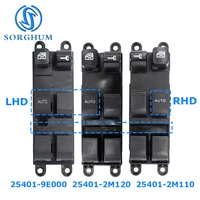 25401-9E000 25401-2M120 25401-2M110 interruptor de Control de ventana eléctrica para Nissan Xterra Sentra Altima Frontier Legacy Navara Pick-up