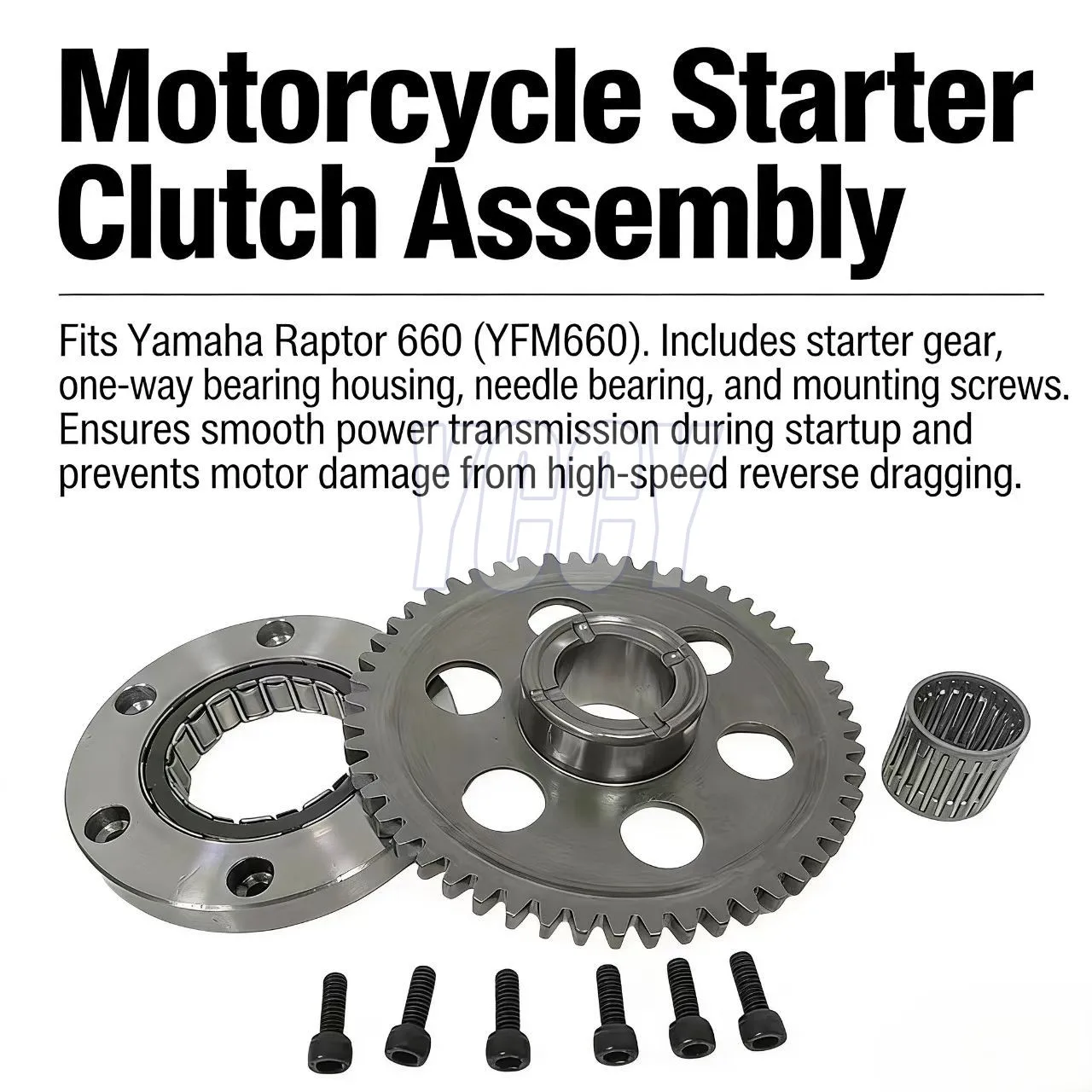

5LP-15590-00 Motorcycle Engine Parts Starter Clutch Gear Assembly Startup Disk For YAMAHA Raptor660 660 YFM660 YFM660R 2001-2003