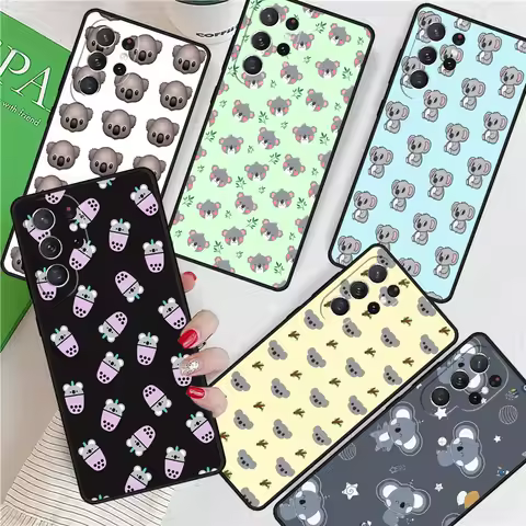 Koala Kawaii Animal For Samsung Galaxy S24 Ultra S21 S22 S8 S9 S10E Note 10 20 Plus FE S23 Phone case Cover Coque