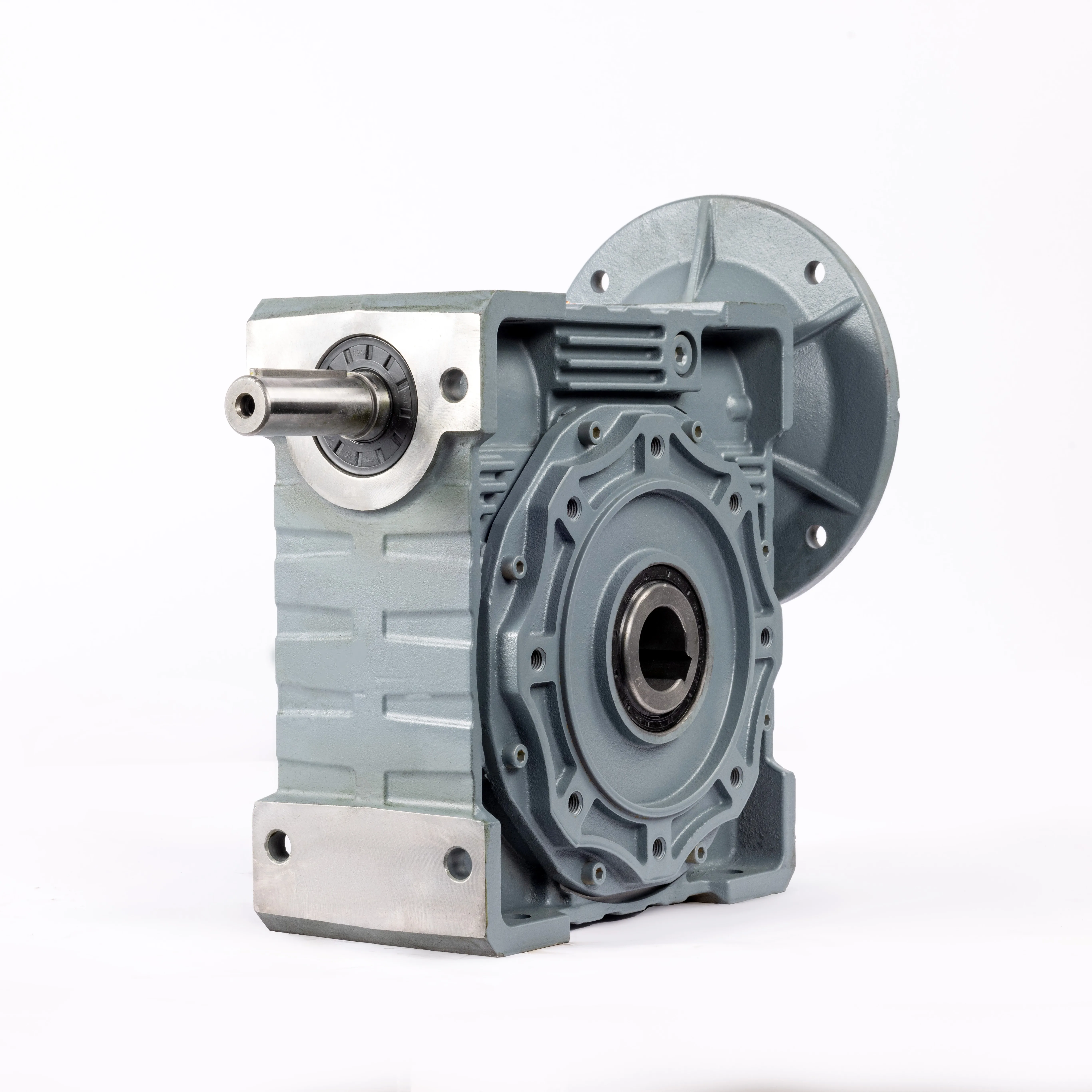 Efficient Speed Control RV150 Worm Gearbox Reducers Shaft Mounted for RV Applications ODM Customized Support Available