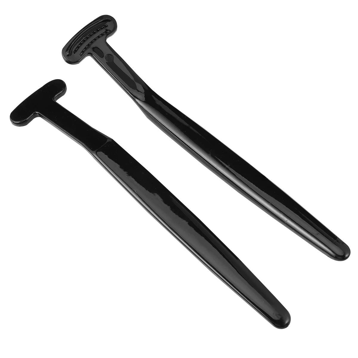 

2pcs Tongue Scraper Cleaner Ergonomic Non Slip Handle Removes Bad Breath Food Debris Oral Hygiene Tool Adult Use