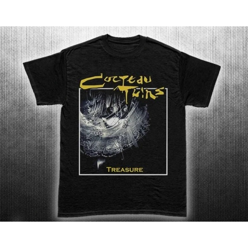 Men Women Vintage Washed Graphic T‑Shirt Cocteau Twins Retro Band Member Print Crew Neck Short Sleeve Shoegaze Music Tops