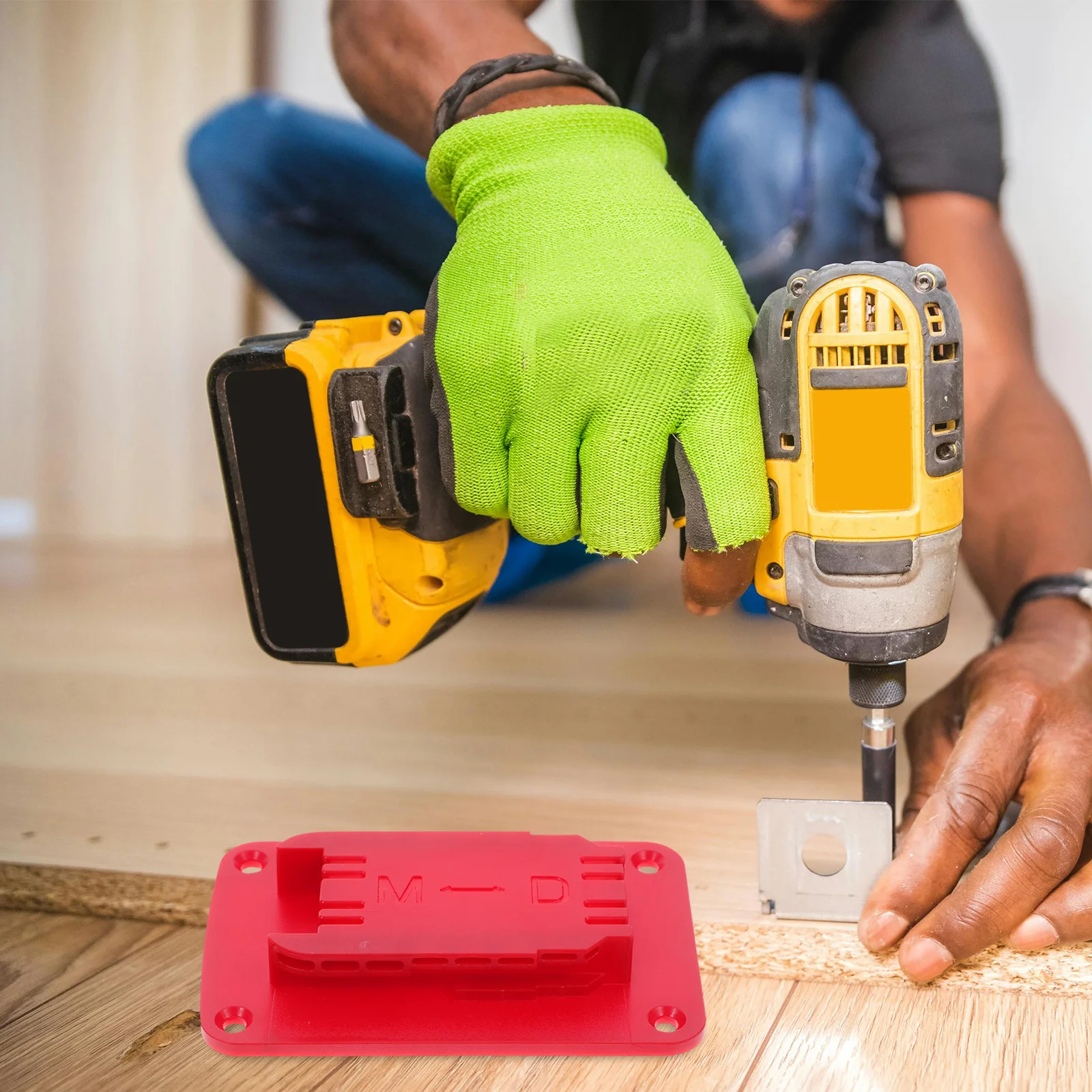 

10Pcs Holder Mount for Electric Tool Compatible Base Plastic Dock Stand Storage Rack Hanger for Toolbox