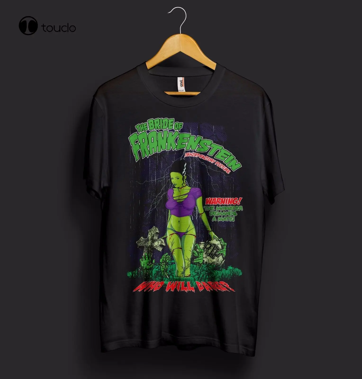 The Bride Of Frankenstein T Shirt Halloween Horror Nosferatu Vampire Monster Tee Shirt unisex