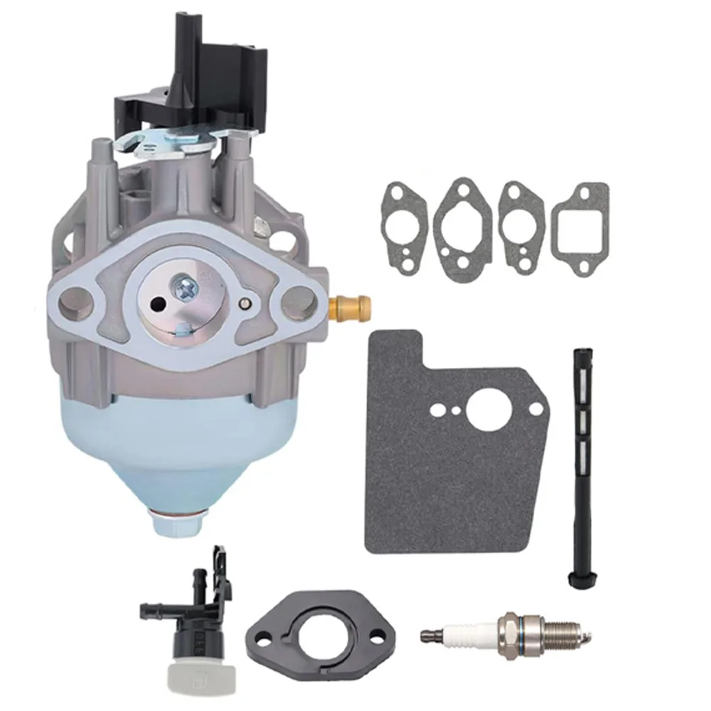 Carburetor Kit GCV170LA for Honda GCV170 HRN216 Lawn Mower Engines Including Carburetor Fuel Line Filter Valve Gasket Set