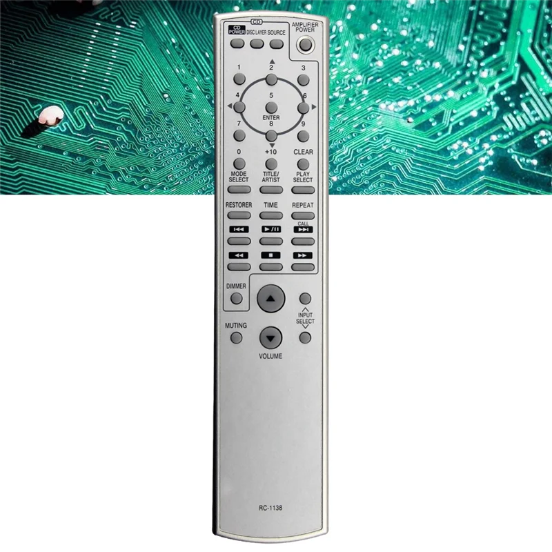 Denon AV レシーバー パワー アンプ コントローラー用 RC-1138 リモコンを交換してください-BTFL