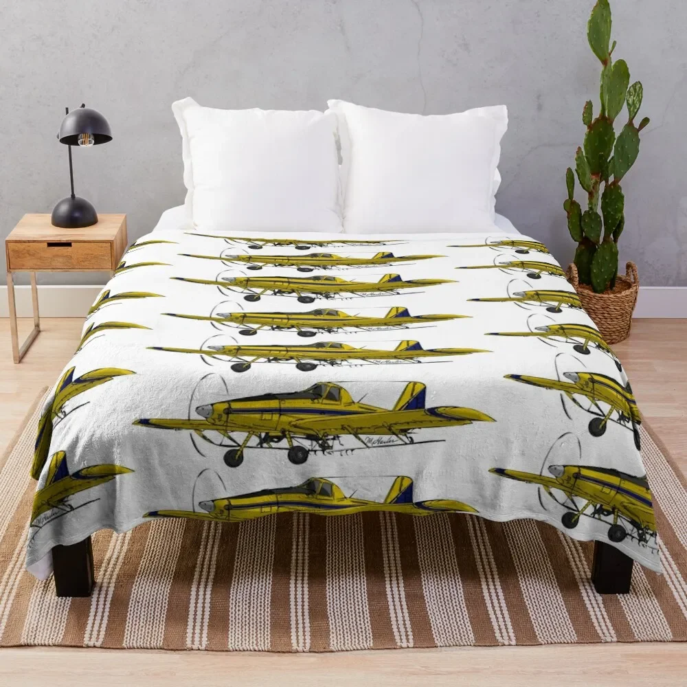 

Crop Duster Throw Blanket Luxury Throw Summer Beddings Blankets