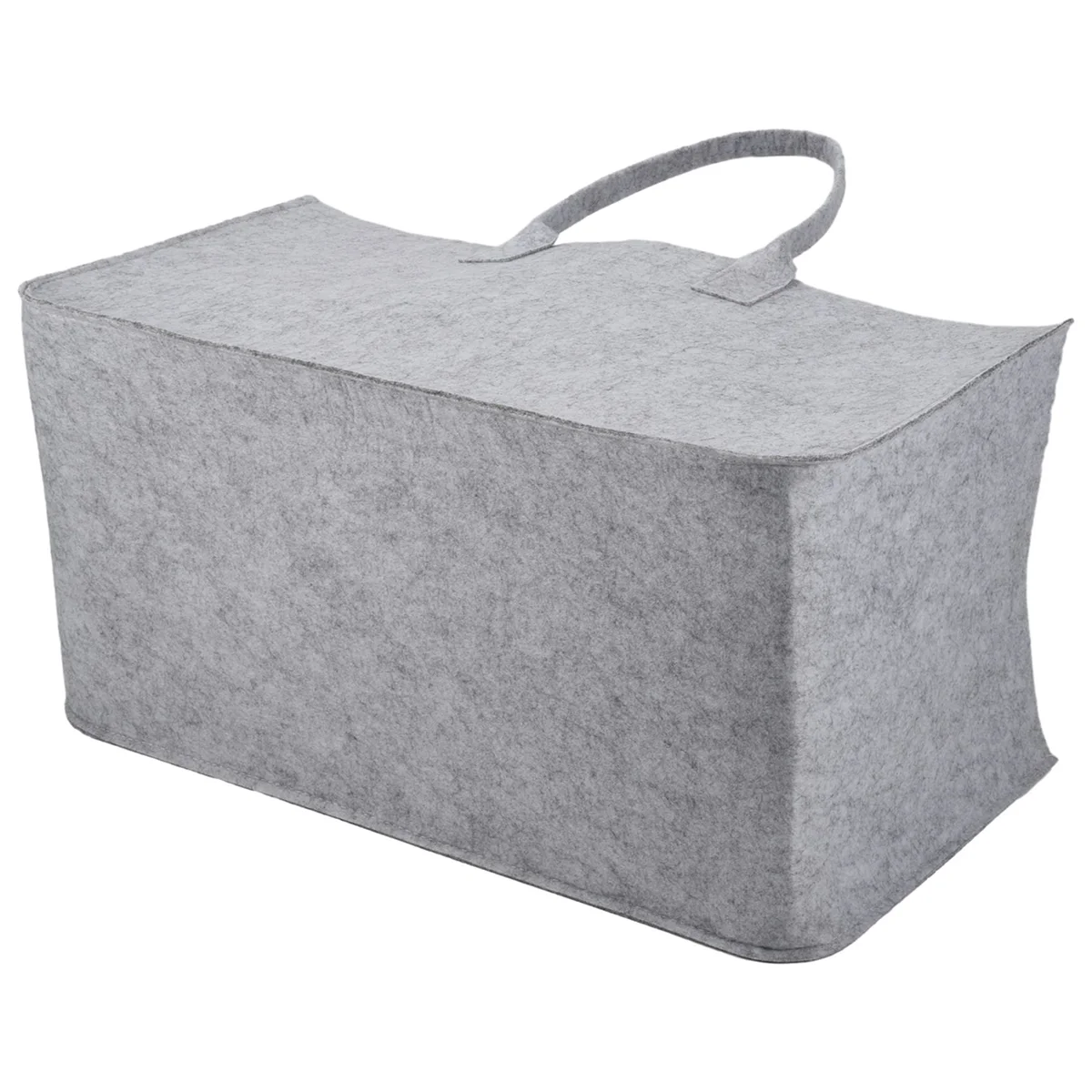 محفظة لباد A03V، حقيبة تخزين لباد، حقيبة تسوق كاجوال ذات سعة كبيرة - رمادي