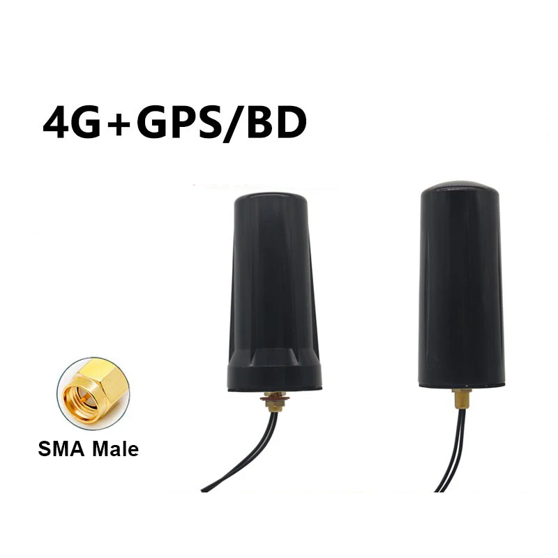 4G GPS BD 2 in 1 Combined Omnidirectional Outdoor Waterproof Navigation Positioning DTU Cabinet Antenna High Gain 28dbi