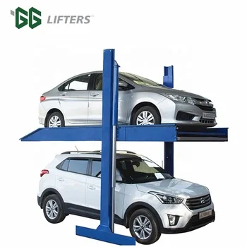 car parking  lifter hydraulic  2 column auto lift 2 cars parking lifts two post lift for home garage storage parking system